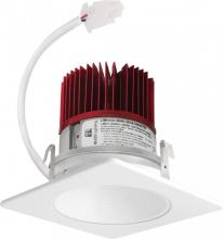 Elco Lighting E424C1230W2 - 4" LED Light Engine with Square Baffle Trim