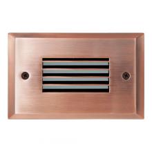 Elco Lighting ELST9340BZ - Mini LED Step Light with Angled Louver