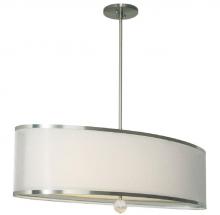 Origina 820-3 - OVAL DOUBLE DRUM SHADE FIXTURE 14 X 36" IN BRONZE FINISH