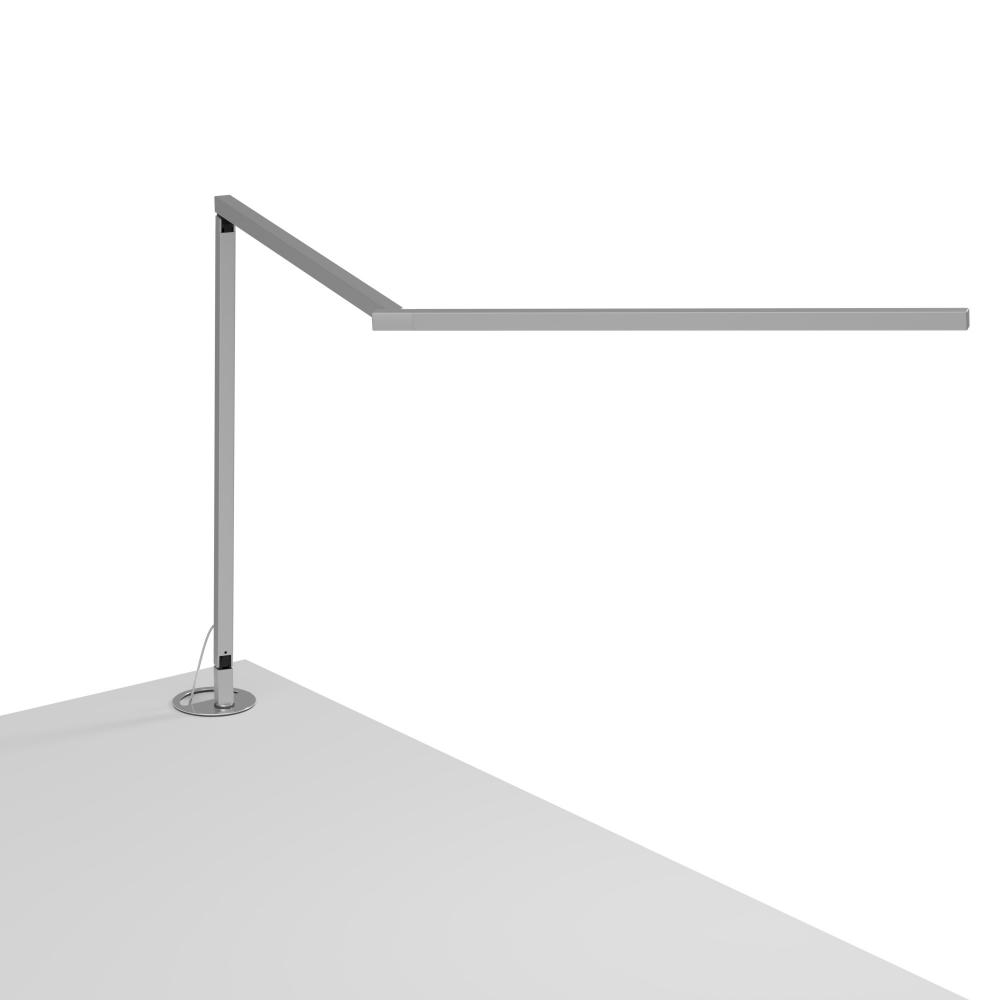 Z-Bar PRO LED Desk Lamp Gen 4 (Silver) with Grommet Mount