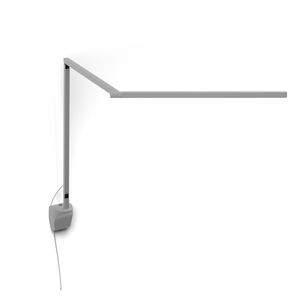 Z-Bar PRO LED Desk Lamp Gen 4 (Silver) with Wall Mount