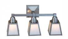 Arroyo Craftsman AS-3TWO-RC - a-line shade 3 light sconce with t-bar overlay