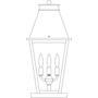 Arroyo Craftsman CRC-10RM-AC - 10" croydon column mount