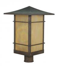 Arroyo Craftsman KAP-12TSCR-S - 12" katsura post mount with toshi overlay