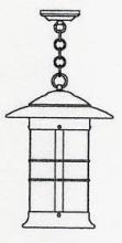 Arroyo Craftsman NH-14LM-S - 14" newport long body pendant
