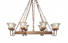 Meyda White 120792 - 42" Wide Cormac 8 Light Chandelier