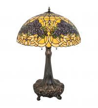 Meyda White 252640 - 31" High Rose Bouquet Table Lamp