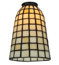 Meyda White 156860 - 5" Wide Terra Bone Shade